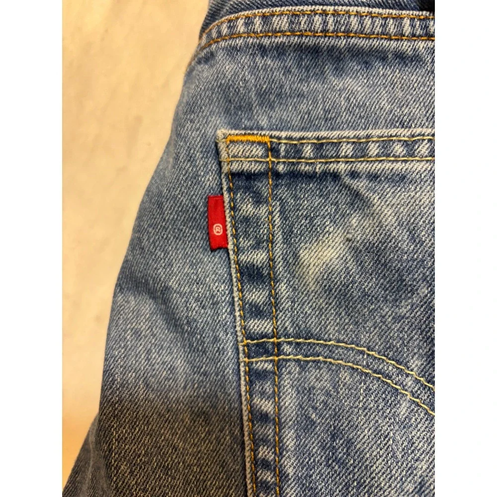 Levi's 505 Regular Fit Straight Leg‎ Blue Denim Jeans W34 L34